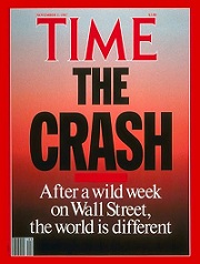 stock market crash of 1987 portfolio insurance